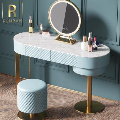 China Modern Bedroom Furniture Stylish Modern Dressing Table Designs Girls Dressing Makeup Table With Drawers for sale