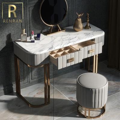 China Modern Bedroom Furniture Stylish Modern Dressing Table With Mirror Makeup Table for sale