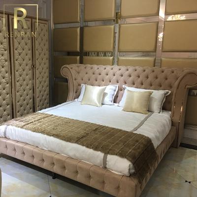 China Foshan Contemporary Design Bedroom Furniture Customized Latest King Royal Luxury Furniture Good Quality Bed Room Furniture for sale