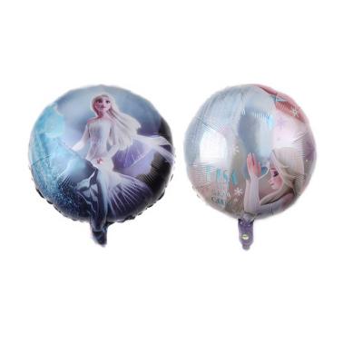 China Frozen Princess Elsa Anna Olaf Movie Character Party Set Cartoon Party Set Double Sided 18inch Foil Balloons Birthday Party Decorations for sale