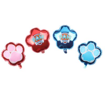 China Marshall Rubble Chase Rocky Dog Paw Pat Movie Character Cartoon Roll Foil Balloons Party Set Birthday Party Decorations for sale