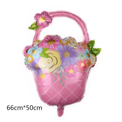 China Foil Flim Crown Happy Swimming Mother's Foil Flim Flower Basket Circle Circle Balloons Spanish Foil Balloon Mother's Day 18