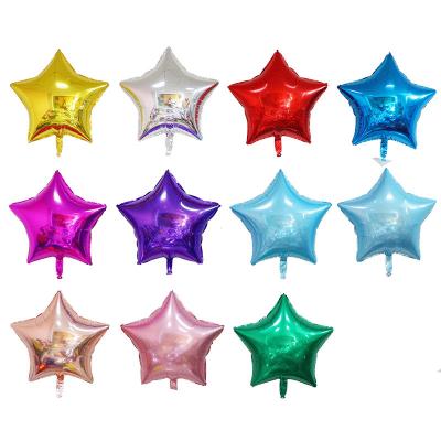 China All Day All Day Birthday Party Decorations 24 Inch Star Foil Balloons Colorful for sale