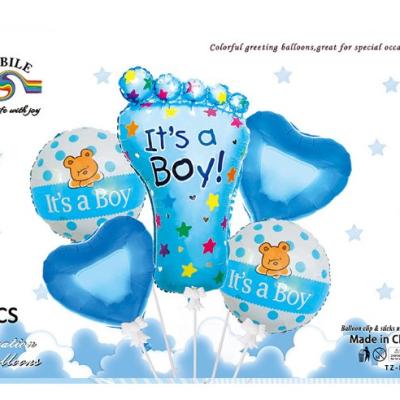 China 6 Styles 6 Professional Balloon Baby Shower Styles 1st Birthday Decoration Balloons for sale