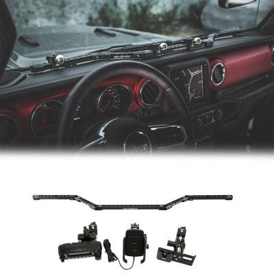 China 2018+ Arsenal-Series Fury Aluminum Alloy CNC CENTRAL CONTROL PROCESS GUIDE RAIL For Jeep Wrangler JL Gladiator JT for sale