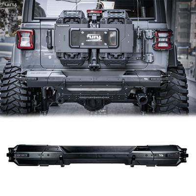 China 2018+ Accessories CNC Aluminum Process Parts Auto Fury Car Rear Bumper For Jeep Wrangler JL for sale