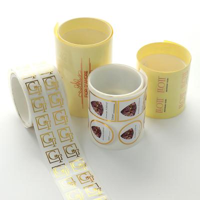 China Waterproof Self Adhesive Hot Stamping Labels All Kinds Of Cosmetic Printing Labels for sale