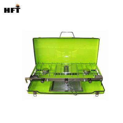 China Camping Prodtable Safety Lightweight High Quality Easily Assembled Propane Stove With Plastic Box for sale