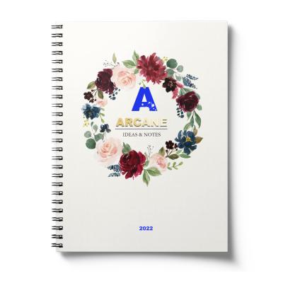 China 2022 Mysterious School Final Note Organizer Notebook Spiral Binding Garland Hardcover Diary Gifts Planner for sale