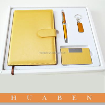 China Luxury Promotional Soft Board Book Business Office Stationery Gift Set for sale