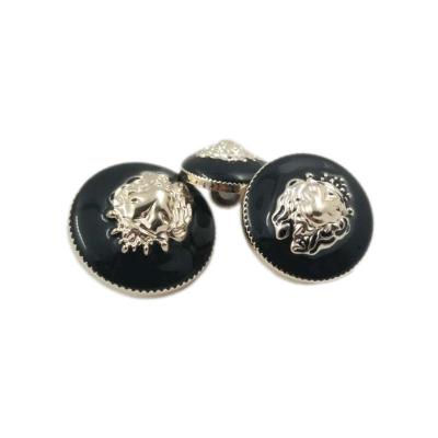 China OTHER Fancy new design gold+black ABS plastic lightweight leg buttons for coat for sale