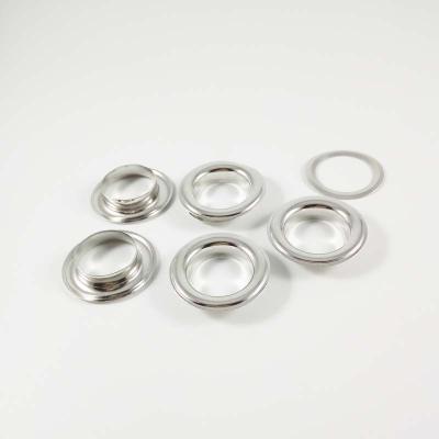 China Other shiny silver metal copper eyelets for shoes, eyelet ring for sale