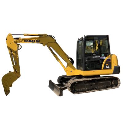 China Excavating 5 tons of durable hydraulic track type PC Komatsu 56 second-hand excavator at a low price and selling well for sale