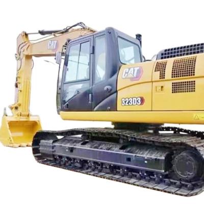 中国 CAT323D 強力なパワーとオリジナルペイントの原始水力シリンダーを持つ掘削機 販売のため