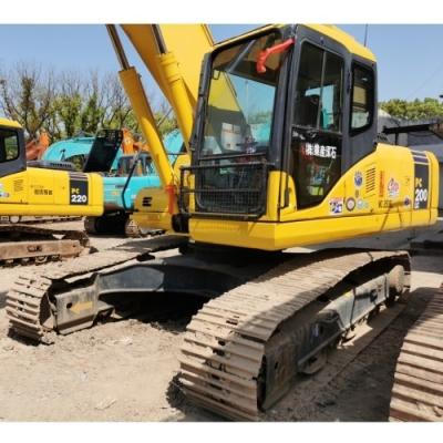 China Komatsu PC200 graafmachine Japan 20 ton met originele hydraulische cilinder Te koop