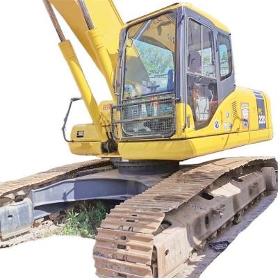 Chine 20 tonnes utilisées KOMATSU Excavateur à rampe PC220 PC210 PC200 avec capacité de seau de 0,8m3 à vendre