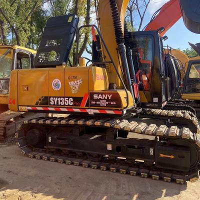 China Low Fuel Consumption Sany 135C Excavator For Construction Projects zu verkaufen