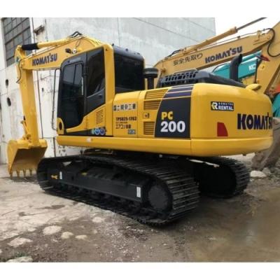 China In gutem Zustand gebrauchtes Kumatsu PC200 PC220 PC240 Crawler Bagger mit 0,8m3 Eimer zu verkaufen