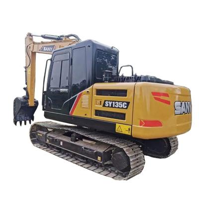 China Used Second Hand 13T Sany135C Excavator with ISUZU Engine in Excellent Condition for sale