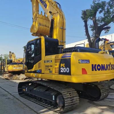 China 0.8m3 2021 Gebrauchtkomatsu Bagger PC200-6/7/8 mit Cummins-Motor zu verkaufen