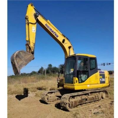 China 13T Gebraucht mittelgroße Komatsu PC130 Bagger Betriebsgewicht 12600 Komatsu zu verkaufen