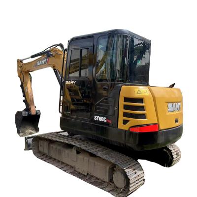 China Second Hand SANY60C Pro Excavator 6T Operating Weight Good Condition For Big Projects zu verkaufen