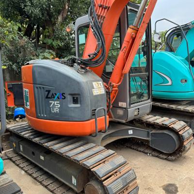 China 0.4m3 Hoog werkvermogen 7000KG Hitachi ZX75U graafmachine Te koop