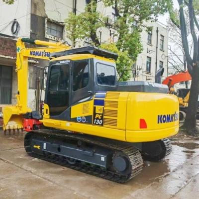 China Komatsu PC130 Excavator With Enclosed Cab 0.53m3 Bucket Capacity zu verkaufen