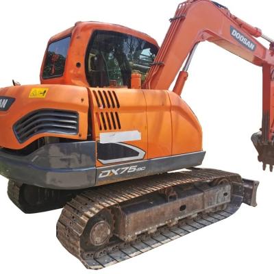 China Excavadora de segunda mão DOOSAN DX75C-9 para esmagamento de equipamentos usados à venda