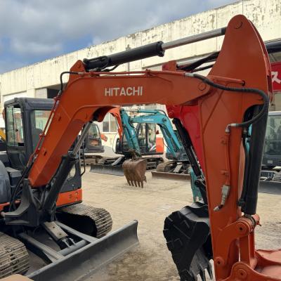 China Hitachi ZX65U Tweedehands Graafmachine Originele Hydraulische Klep En Hoog Werk Efficiëntie Te koop