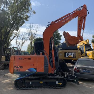 China Japan verwendet 6Ton Hitachi ZX60 Bagger Hydraulischer Crawler Digger mit Originalfarbe zu verkaufen