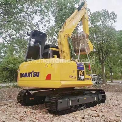 China 2021 Komatsu PC130 Second Hand Excavator With Original Color zu verkaufen