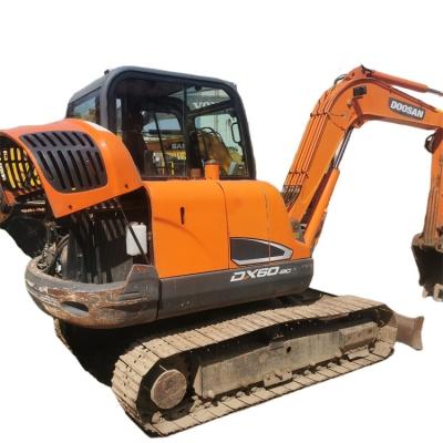 中国 DOOSAN DH60 掘削機 破碎のためのエネルギー節約 中古掘削機 販売のため