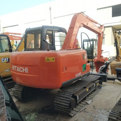 China Hitachi EX60 Gebruikte mini graafmachine met 0.2m3 emmercapaciteit en 6300 werkgewicht Te koop