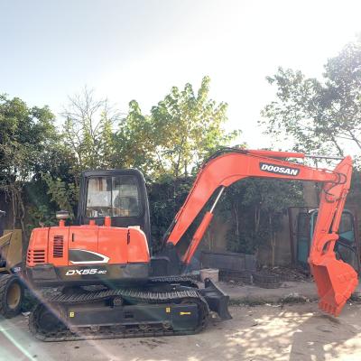 China Doosan DX75 DH80 Mini Excavador Cor Original Usado Doosan DX55 Horas de Trabalho 0-2000 à venda