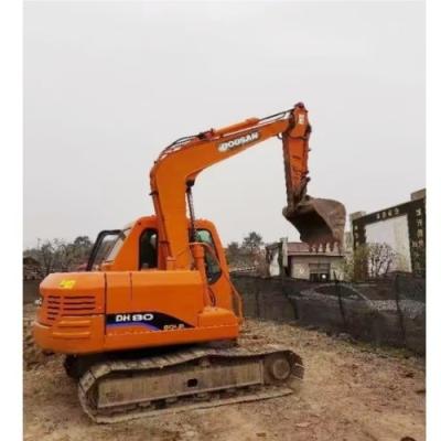 Cina 2018 Doosan DH80-7 6 tonnellate mini escavatore pista tipo DH80 0,28m3 in vendita