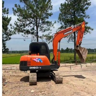 China DH60-7 Doosan Mini Excavator com capacidade de balde de 0,2m3 5550KG à venda