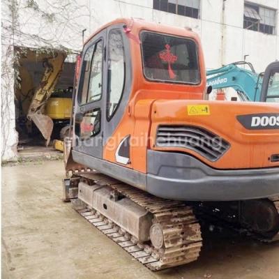 China Used Engineering Doosan DX75 Crawler Excavator With 7350kg Operating Weight for sale