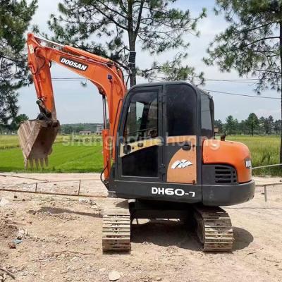 China Doushan DH60-7 Tracked Excavator Used Doosan Dh60-7 Excavator for sale