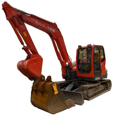 China 8000 KG Kubota185-3 Excavator with 0.35m3 Bucket Capacity and Mild Steel Construction for sale