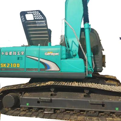 중국 작동 무게 21200 사용 된 Kobelco SK210 SK200 중형 크롤러 21톤 발굴기 판매용