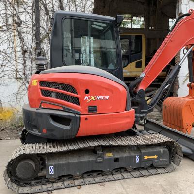 Китай 90% Япония Использованный мини-экскаватор Kubota KX 163 с низким расходом топлива продается