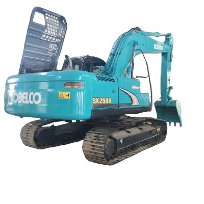 China Excavadora Kobelco SK250d de segunda mão de baixo preço e horas de trabalho baixas à venda