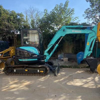 China Excavadora Kobelco SK55 de 5 toneladas usada com cilindro hidráulico original em boas condições à venda