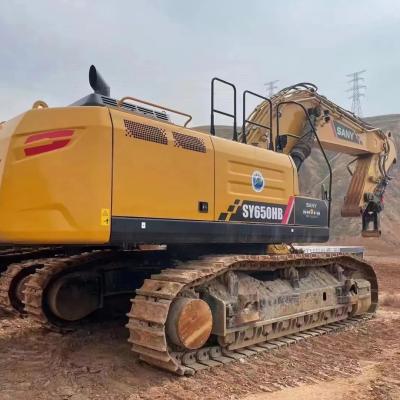 China Low price sale of original hydraulic track type Sany SY650 second-hand excavator and hook machine for sale