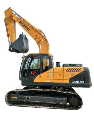 China Korea Original Hyundai220 R220-9 220-9S 22 Ton Digger Used Excavator Digger 2018 for sale