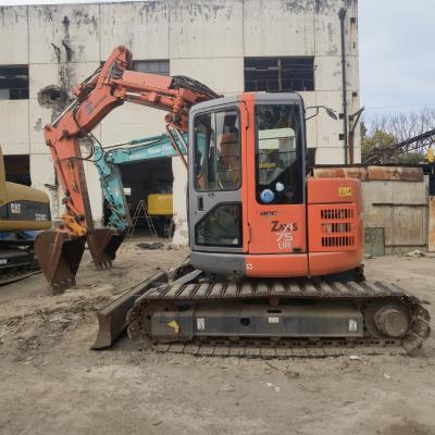 China Used Hitachi ZX75UR Mini Crawler Excavator with in Good Condition in Original JAPAN zu verkaufen