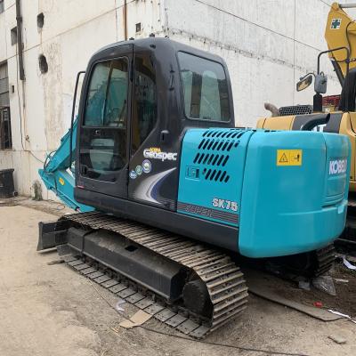 China Original used kobelco Equipment Used Machinery kobelco sk75 Excavator Caterpillar Machinery Used Excavators for sale