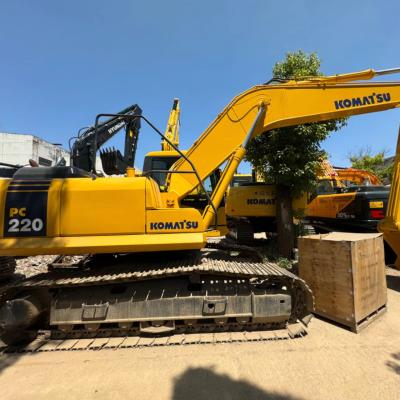 中国 Second-hand Komatsu PC220 Excavator with Fuel-saving and Working Systems at Affordable 販売のため