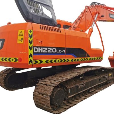 Chine 22tan Doosan Excavator DH220LC-7 Super for High Slope Efficiency and Good Cab Sealing à vendre